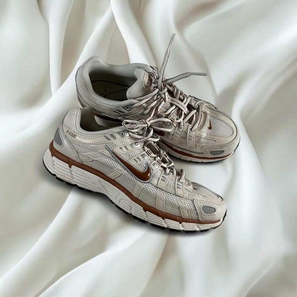 Nike P-6000 light orewood brown running athletic sneakers